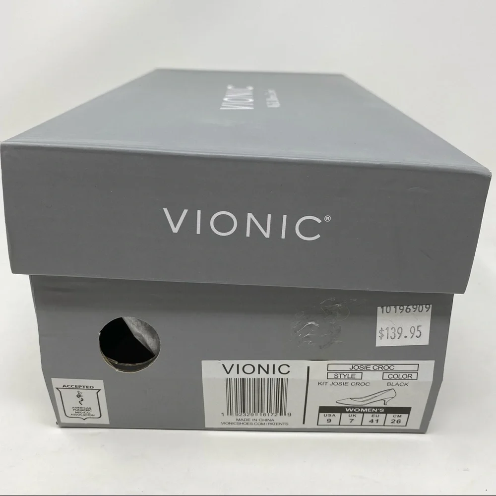 VIONIC Women's Vionic, Josie Pump black croc - Picture 7 of 8